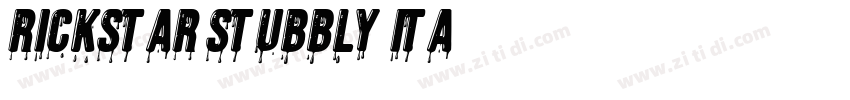 Rickstar Stubbly Ita字体转换